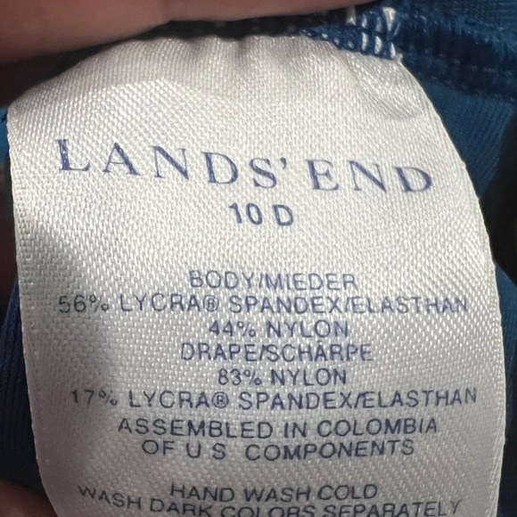 Lands End size 10 one piece bathing suit - Picture 2 of 7